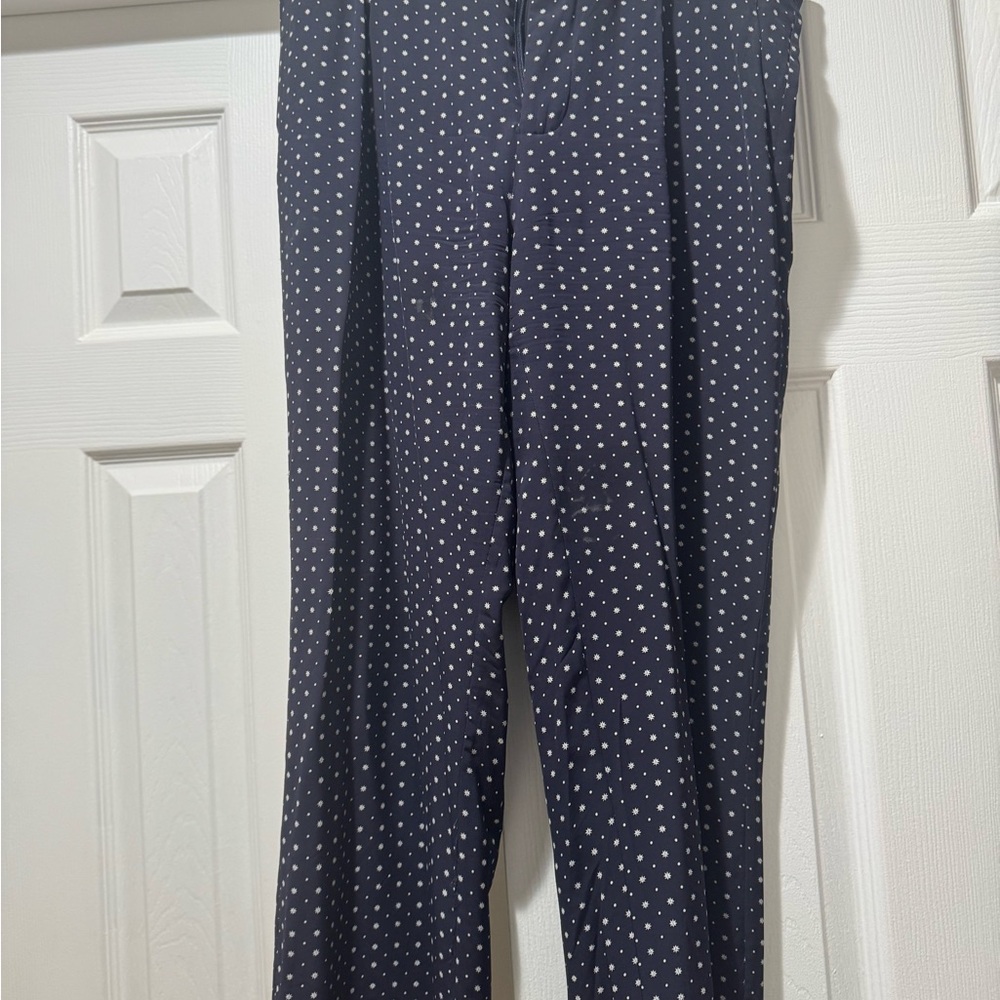 Joie women Navy Polka Dot Pants
